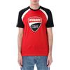 GP GRUPPO PRITELLI T-Shirt Uomo Ducati Racing - Logo Scudetto (IT, Testo, S, Regular, Regular, Rosso)