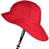 AWHA Südwester Cappello da Pioggia Rosso/Unisex - Berretto Impermeabile con Ampia Visiera e paraorecchie
