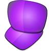 Saucer Lenti di ricambio di alta qualità compatibili con occhiali da sole Ray-Ban Justin RB4165 da 55 mm, Viola Viola Polarizzato, Taglia unica