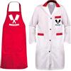 fratelliditalia.org Kit Divisa Uomo supermercato Camice e grembiule Ideale per salumerie laboratori macellerie made in italy