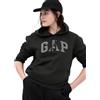 GAP V-frch Exc Heritage Po Felpa con Cappuccio, Moonless Night Glitt, XS Donna