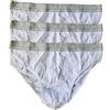 Intimo College Mutande Uomo Slip Cotone 12-6 Paia Underwear Uomo Oeko-Tex 100% Taglie Forti Uomo Anallergiche e Traspiranti Anti Cattivi Odori Prodotto Italiano (3XL, 12pz Bianco)