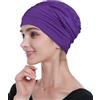 Alnorm Gomitolo di bambù per Capelli Chemo per pazienti con Cancro - Caldo, Super Comodo - Multicolore - Taglia Unica