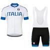 RDCYCLIST 2026 Pro Team ITALIA Maglia da ciclismo da uomo Completo, maglia da bicicletta traspirante per mountain bike, pantaloncini con bretelle kits Paddad (XL)