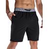 Arcweg Pantaloncini da Uomo per Nuoto Pantaloncini da Bagno Asciugatura Rapida Shorts da Spiaggia Lunghi con Multi-Tasche Surf a Righe
