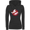 Vestin Felpa Donna con Cappuccio Basic Top qualità Top vestibilità - Ghost - Divertente Humor Made in Italy