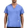 JONATHAN UNIFORM Casacca Sanitaria Uomo Divisa OSS 3 Tasche Taglia Tall, Casacca Medico Divisa Ospedale per Dentista Infermiere Sala Operatoria (Azzurro, XL)