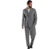 Giosal Abito Uomo Doppiopetto Viscosa Relaxed Fit Completo Giacca Rever A Lancia Pantaloni Pinces Fondo Largo Baggy Casual Vari Colori