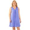 Exquisite Form Camicia da Notte Corta Senza Maniche da Donna #30107, Viola Victory, L