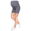 MijaCulture Pantaloncini Shorts Leggings 1/2 Alta Quality Premaman Mama Mia 1053 (XS/S, Grigio)
