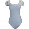 ROYAL SMEELA body danza classica body danza Pizzo donne Leotards Balletto Leotard danza classica body danza adulto body manica corta donna body balletto nero body per danza classica body ballerina