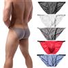 Summer Code Slip Uomo, Mutande Maschili, Intimo Tessuto Morbido, Underwear Vita Bassa, Pacco da 2 / Pacco da 5, Colori Assortiti, Bianco, Nero, Grigio, Blu