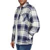 riverso Camicia da uomo a maniche lunghe, vestibilità normale, RIVVincent, in flanella, a quadretti, tinta unita, cotone, nero, beige, bianco, S, M, L, XL, XXL, 3XL, 4XL, 5XL