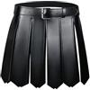 YJZQ Guerriero spartano Gonna Romana - Gonna gladiatori Grembiule Halloween in PU Set Cintura regolabile per Sexy Club Halloween Cosplay