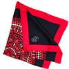 Seta Sole - Foulard in 100% Seta Made in Italy 70x70 cm - Mandala Disegnato a Mano - Sciarpa Quadrata Elegante Donna, Accessorio Moda Artigianale Lago di Como