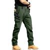 Generic Pantaloni cargo da uomo invernali foderati in pile, impermeabili, resistenti agli strappi ed elasticizzati, multitasche, per attività all'aperto, escursioni e tempo freddo