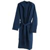 Viterbo Biancheria Accappatoio Uomo Donna Unisex - Nido D'Ape Piquet - 100% Cotone - Con Cappuccio E Tasche Laterali Lancetti Home (6191) (Oceano, S)