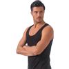 SNELLY Canotta Intima Uomo (Pacco da 3-6-9 Canottiere) Bianca o Nera 100% Cotone Morbido Spalla Larga Girocollo 7014, Canottiera sotto Camicia Confortevole, di qualità, Comoda (Non Aderente), di Marca