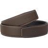 Vatee's Cinture reversibili pelle genuina per gli uomo cintura sostituzione | Cintura in pelle donna, Senza fibbia, 34mm/38mm Larghezza