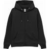 CHEMAGLIETTE! Felpa con Cappuccio e Zip Uomo - Maglia Tuta Felpata Cotone, Felpe da Lavoro Maglie Senza Cappuccio Tinta Unita Stampabili, Polsini in Costina Basic Hooded