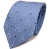 TigerTie - Cravatta di design in seta con motivo a pois - Larghezza della cravatta 8 cm, Krawattengröße: ca. Länge 150 cm, Breite 8 cm