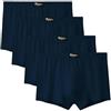 BORATO Intimo da Uomo Taglie Forti Slip da Uomo per Taglie Forti4 Pezzi/Lotto 10xl 100% Cotton's Maschile Shorts Pantaloni da Uomo Pantaloni Boxer per Uomini Comodi più Dimensioni