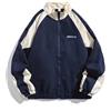 tinetill Giacca da College Y2K da Uomo Giacca Bomber Colletto rialzato Giacche Sportive Giacca Casual alla Moda Giacca da Baseball Vintage Hip Hop Streetwear Giacche estive Cappotto da Fidanzato