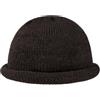 LIERYS Berretto Docker A Maglia Bordo Arrotolato 100% Lana Vergine Made in Germany Unisex Autunno Inverno