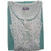 Linclalor PIGIAMA SERAFINO MANICA CORTA PANTALONE LUNGO COTONE 100% (CIELO, 48)