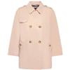 Geox Giacca W Soleil da donna, Bianco pesca, 46