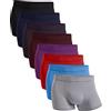 YOULEHE Boxer da Uomo, Biancheria Intima in Morbido bambù, Traspirante, Confezione Multipla, U002 (Confezione da 8), S