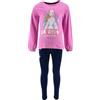 Disney Elsa Tuta da Ragazza, Set da 2 Pezzi Frozen per Ragazze, Tuta Sportiva Viola, Felpa e Leggings, Regalo per Bambina, Taglia 8 Anni - Viola