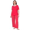 Ulla Popken Donna Pigiama | Taglie forti, Plus Size, Pigiama da due pezzi con pallini e mezze maniche 821244