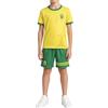JYC CREATIVE Completo sportivo con maglietta e pantaloncini (4-14 anni) da calcio, attrezzatura estiva per allenamento e scuola