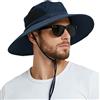EINSKEY Cappello da Uomo da Donna, con Sole Estivo, Anti UV, per Esterni, Escursionismo, Bucket Pieghevole, Impermeabile, per Safari, Viaggi, Giardiniere
