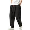 WAZHAKU Pantaloni harem da uomo Baggy Aladin, stile giapponese, per il tempo libero, da jogging, da uomo, pantaloni cinesi, pantaloni harem, pantaloni hippie yoga, palloncino Bloomer, casual