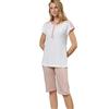 SNELLY Pigiama Estivo Donna Cotone corto ,CL470 Taglie 44 46 48 50 52 54 56 58 60