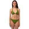 ROCK-IT Apparel I Premium Set Bikini da Donna [Taglie: S - XL] I Set Bikini Sexy (Top + Slip) I Push up Triangolare Originale da Donna I Olive (Slip M - Top S)