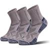 NORDIC Socks Calze Basse Hiking Lana Merino 3 paia | Calzini da Trekking, Anti-Vesciche, Assorbono l'Umidità, Antiodore