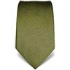 Vincenzo Boretti cravatta elegante classica da uomo, 8 cm x 15 cm, di pura seta di alta qualità, idrorepellente e antisporco, strutturata verde