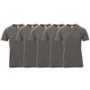 Saggio Payper 5 Tshirt Girocollo da S a 5XL 100% Cotone 155gr Traspirante Regular Fit Big Size ANTRACITE5PZ XL