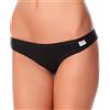 JADEA 6 Paia Brasiliana in Cotone Modal Elasticizzato per Donne e Ragazze (IT, Testo, S, Regular, Regular, Nero)