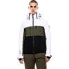 EA7 Emprio Armani Giacca tecnica da sci in tessuto tecnico PROTECTUM7 con imbottitura in STRATUM7 da Uomo, 7M000459 (IT, Testo, M, Regular, Regular, White/Black/Grape Leaf)
