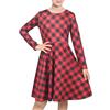 Sunny Fashion Vestito Bambina Natale Vacanze Maniche Lunghe Casual