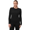 DANISH ENDURANCE Maglia Termica Donna Lana Merino, Manica Lunga, per Sci | Maglia termica in lana merino, traspirante e controllo odori, cuciture piatte, per sci, trekking e allenamenti invernali