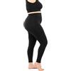 LEELA LAB Leggings Donna Taglie Forti a Costine, Massimo Comfort, Realizzati in Morbida Microfibra Seamless Senza Cuciture - Made in Italy