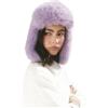 Lina & Lily Cappello Aviatore Trapper Donna Invernale in Pelliccia Sintetica Pelo Lungo