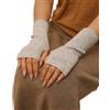Prettystern Donna Scaldamani Guanti Dita Scoperte in Cashmere 100% Cachemire Polsini Manicotti