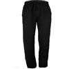 BE BOARD 1 Pezzo Pantalone, Pantalone Lungo Sportivo con Polsino, Uomo 920 con Logo Morbido Cotone Jersey Disponibile Anche in Taglie Calibrate Nero Taglia XXXL