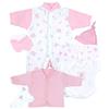 BabyPrem - Corredino in 7 pezzi per bambini prematuri, starter pack 0,700-3,4 kg rosa pink 5.5-7.5lb(2.5-3.4kg)